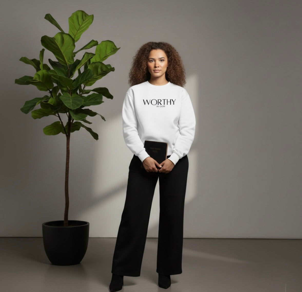 Worthy Christian Faith Based Apparel  Sweatshirt