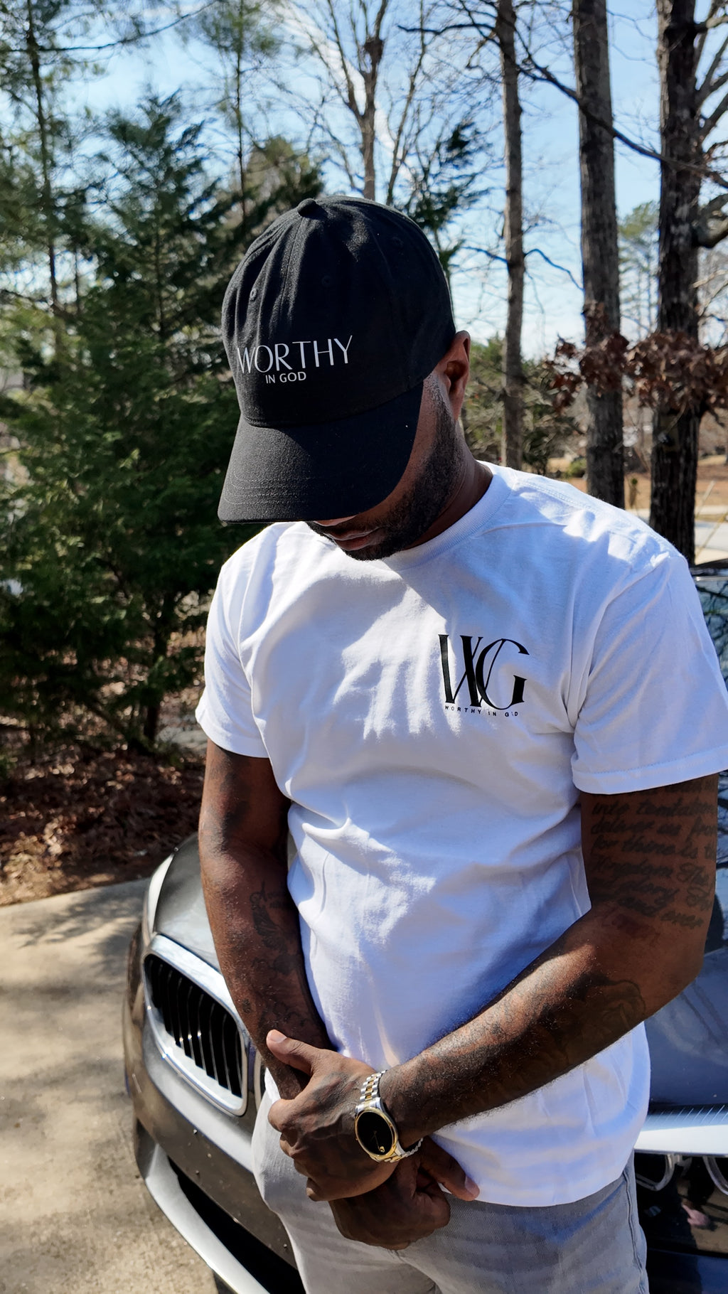 Worthy Monogram Crew Tee